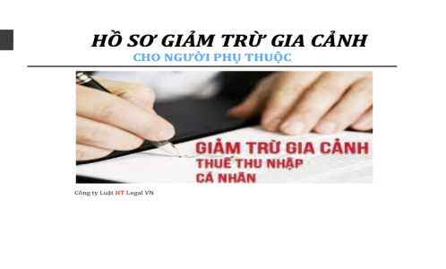 Đăng ký hồ sơ giảm trừ gia cảnh cho người phụ thuộc ?